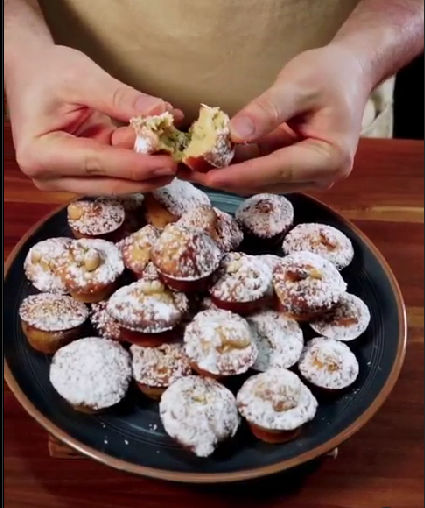 Cupcakes de arándanos y pecanas