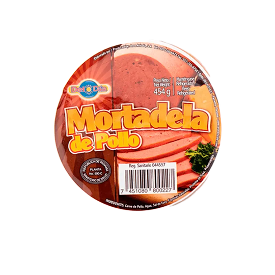 Mortadela de Pollo Rebanada