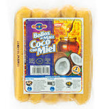 Bollos de maíz coco y miel